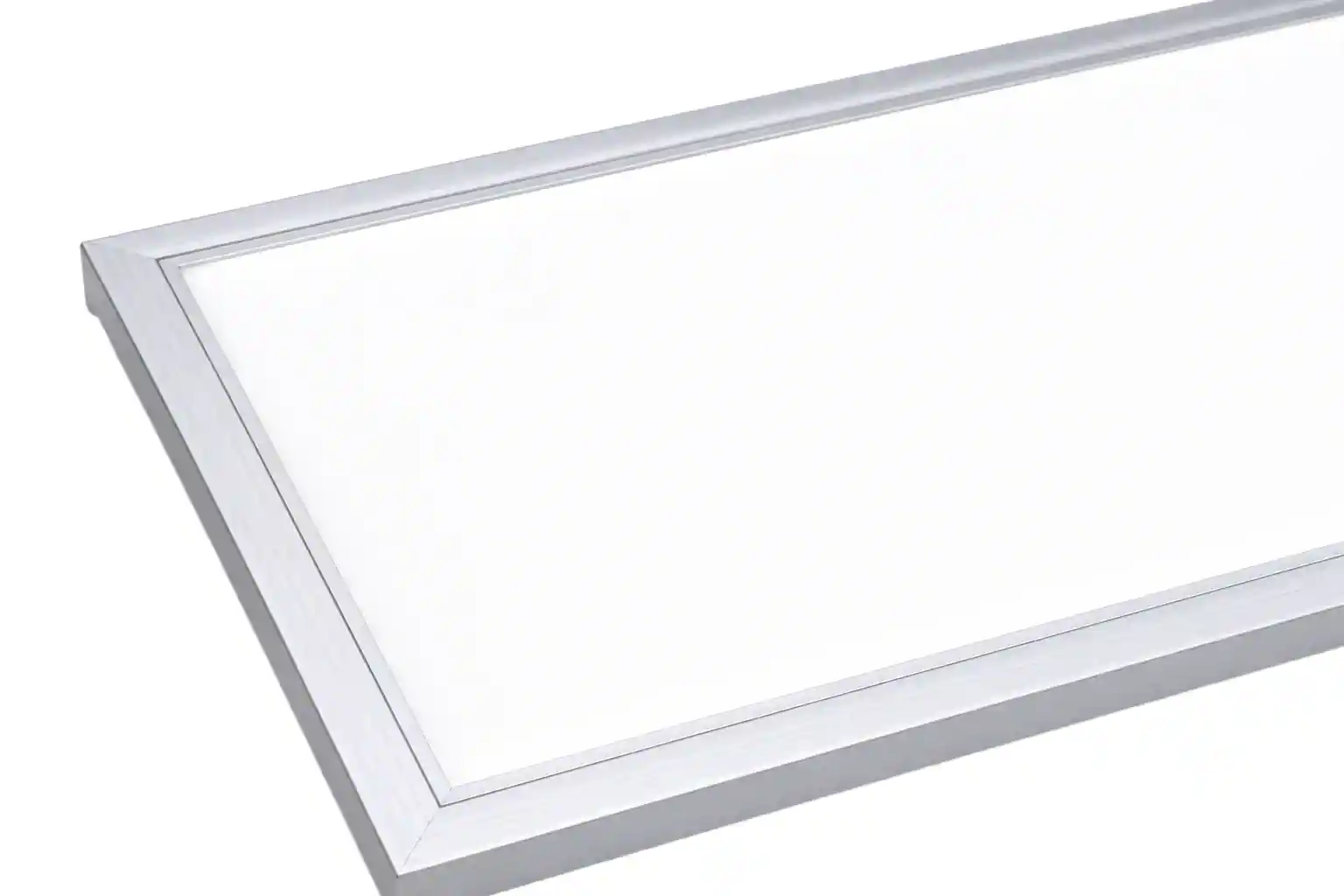 Detail svítící plochy LED panelu 1200x300mm s rovnoměrným rozptylem světla a úhlem 120°